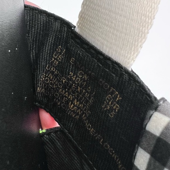 Kate Spade Dotty Gingham Platform Sandals Womens size 7B Black Green Floral EUC - Picture 8 of 10